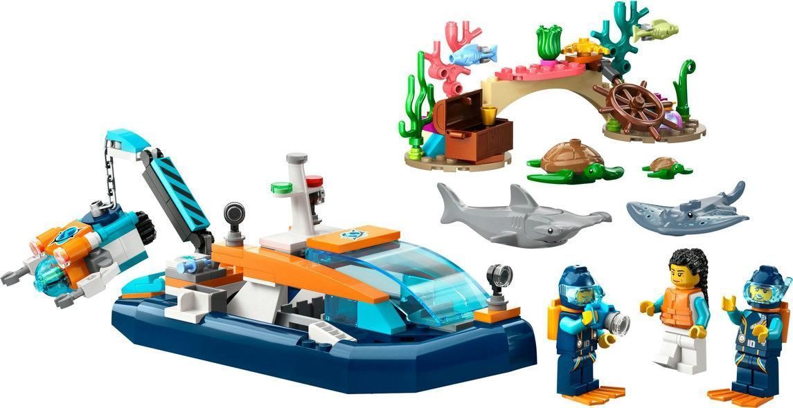 Конструктор Lego City Дослідницький підводний човен (60377) - фото 2 Конструктор Lego City Дослідницький підводний човен (60377) - фото 2