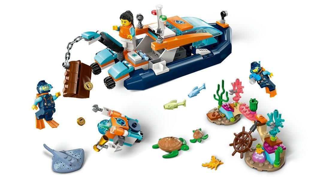 Конструктор Lego City Дослідницький підводний човен (60377) - фото 1 Конструктор Lego City Дослідницький підводний човен (60377) - фото 1