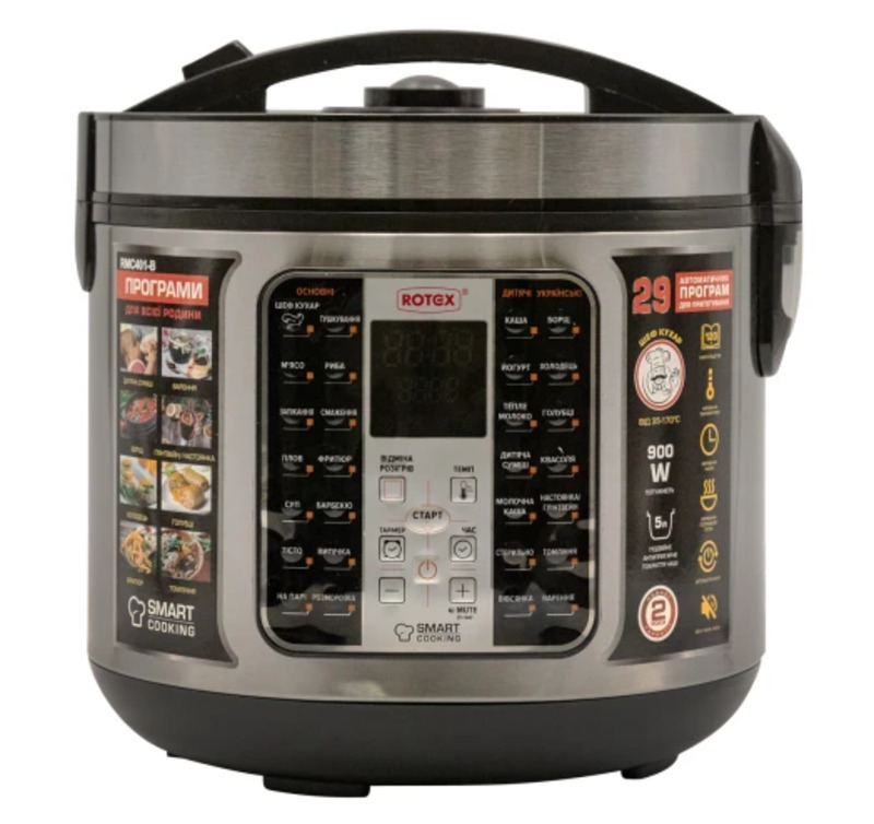 Мультиварка Rotex RMC401-B Smart Cooking Europe