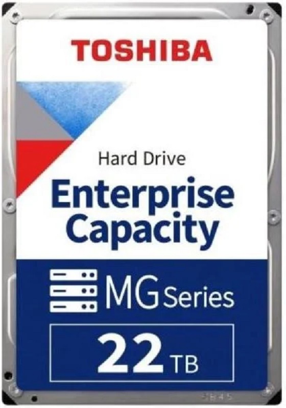 Жесткий диск Toshiba SAS 22TB 7200RPM 12GB/S 512MB (MG10SFA22TE)