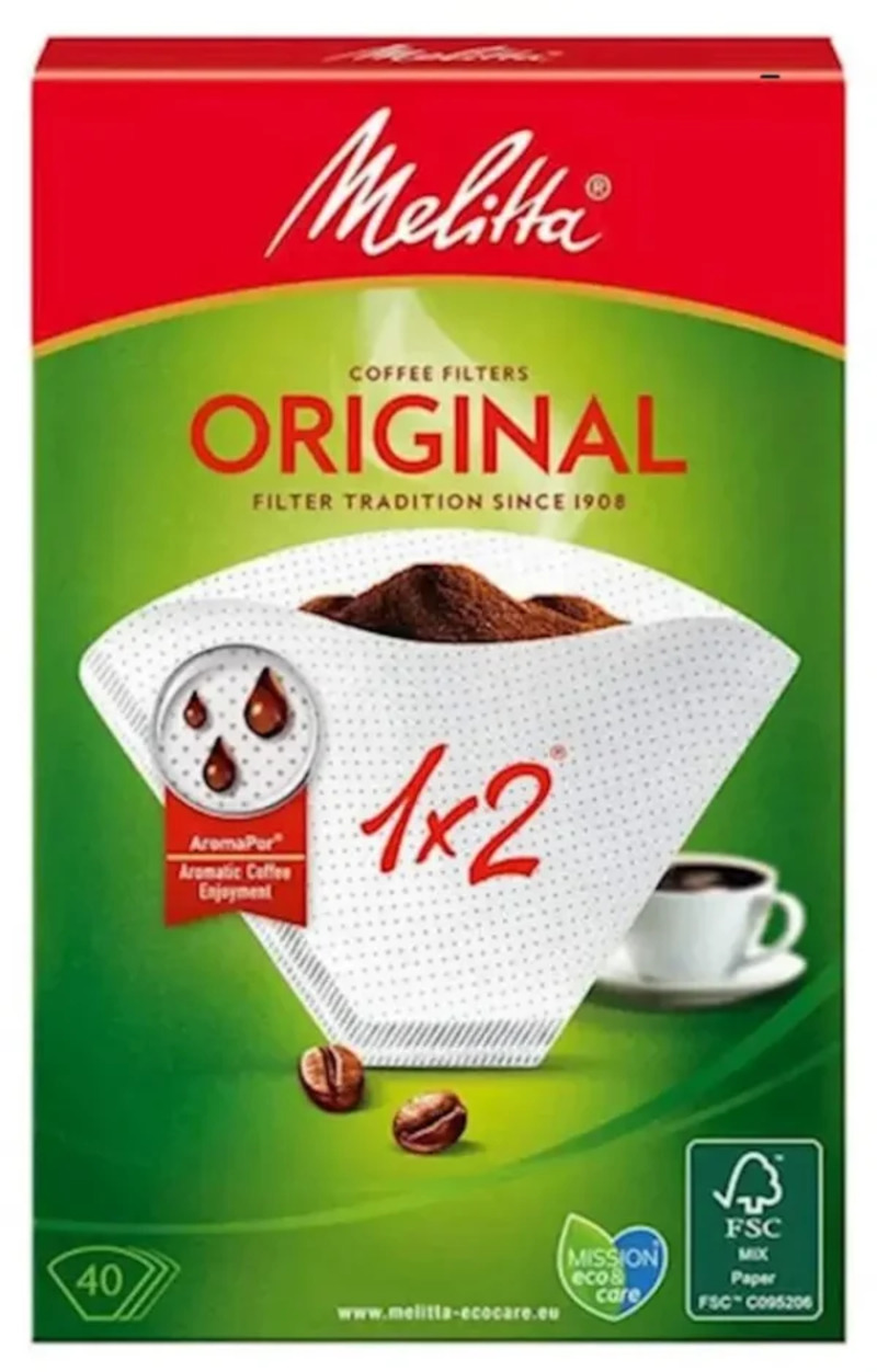 Фильтр для кофеварки Melitta 1X2/40 FILTERBAGS 1X2/40 (4006508123094)