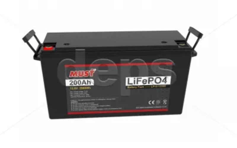 Аккумулятор LiFePO4 Must LP15-12200 BT (4S 12V/200Ah Dis/Ch: 100A/100A)