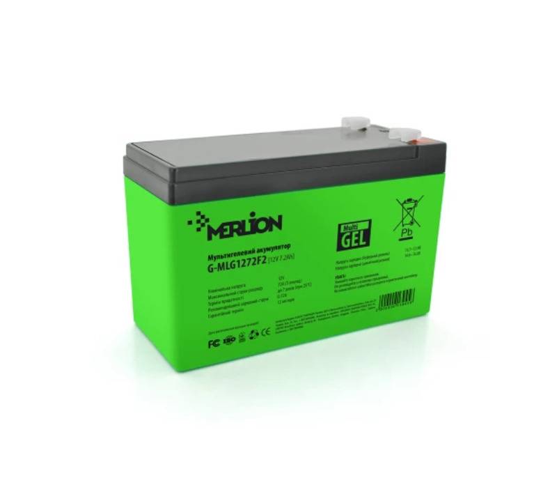 Аккумуляторная батарея MERLION G-MLG1270F2 12 V 7,0 Ah