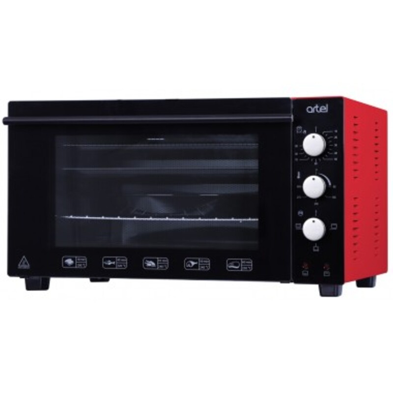 Електрична піч Artel MD 4218 L Black Red Europe