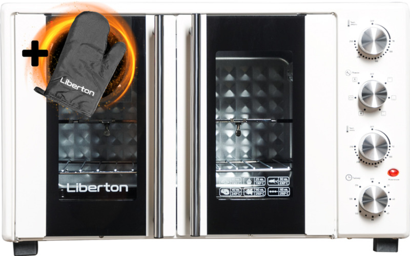 Электрическая печь Liberton LEO-500 White Europe
