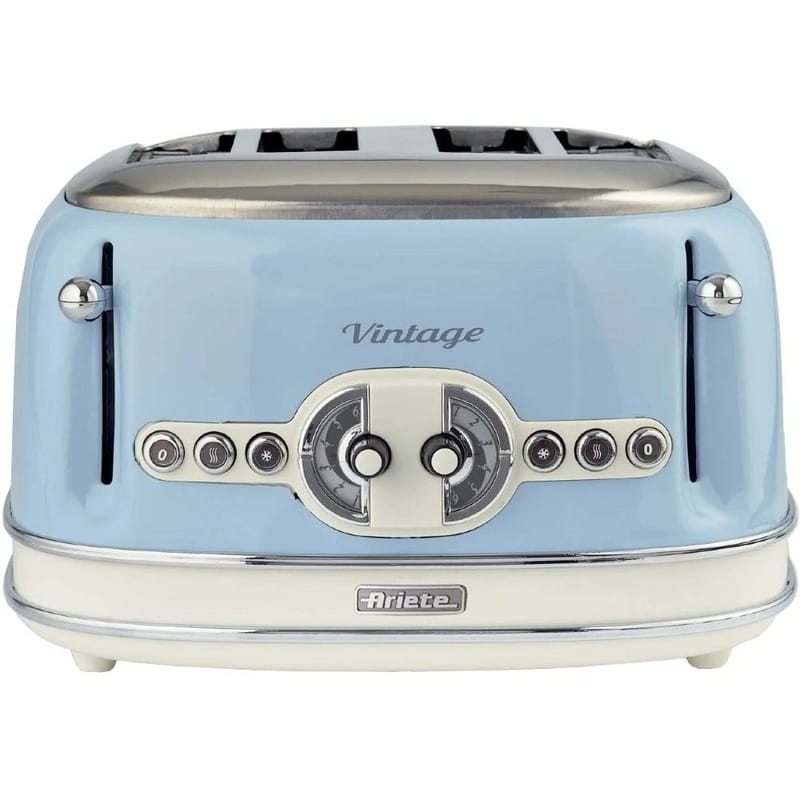 Тостер Ariete Vintage 156 BL (156/05) Europe - фото 1 Тостер Ariete Vintage 156 BL (156/05) Europe - фото 1