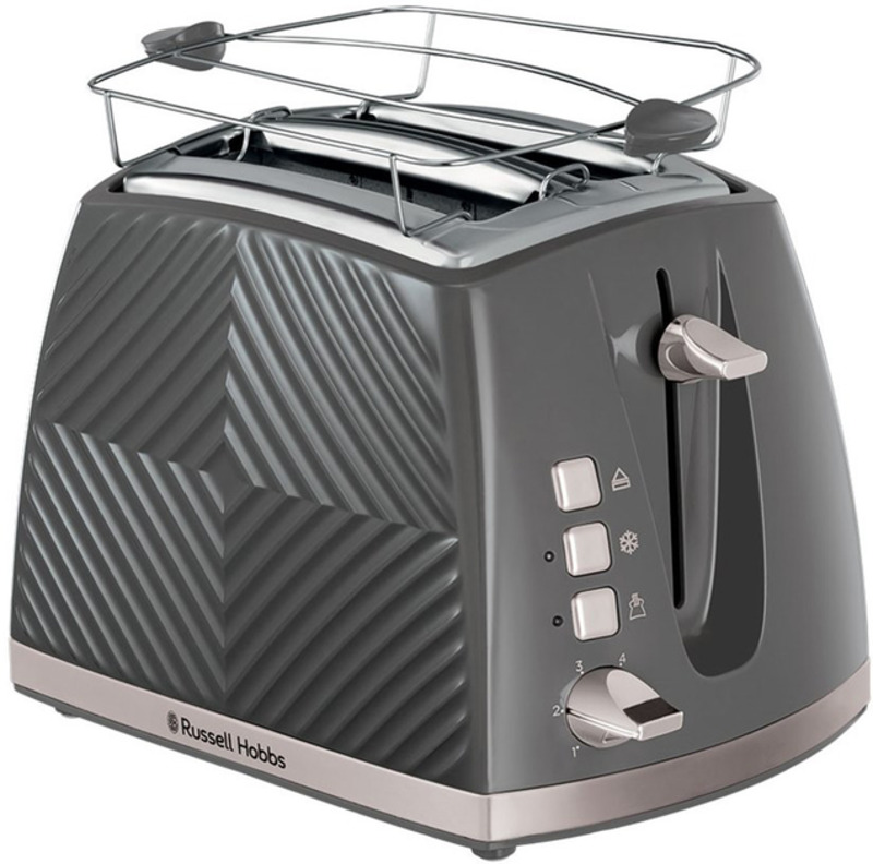Тостер Russell Hobbs Groove Grey 26392-56 Europe