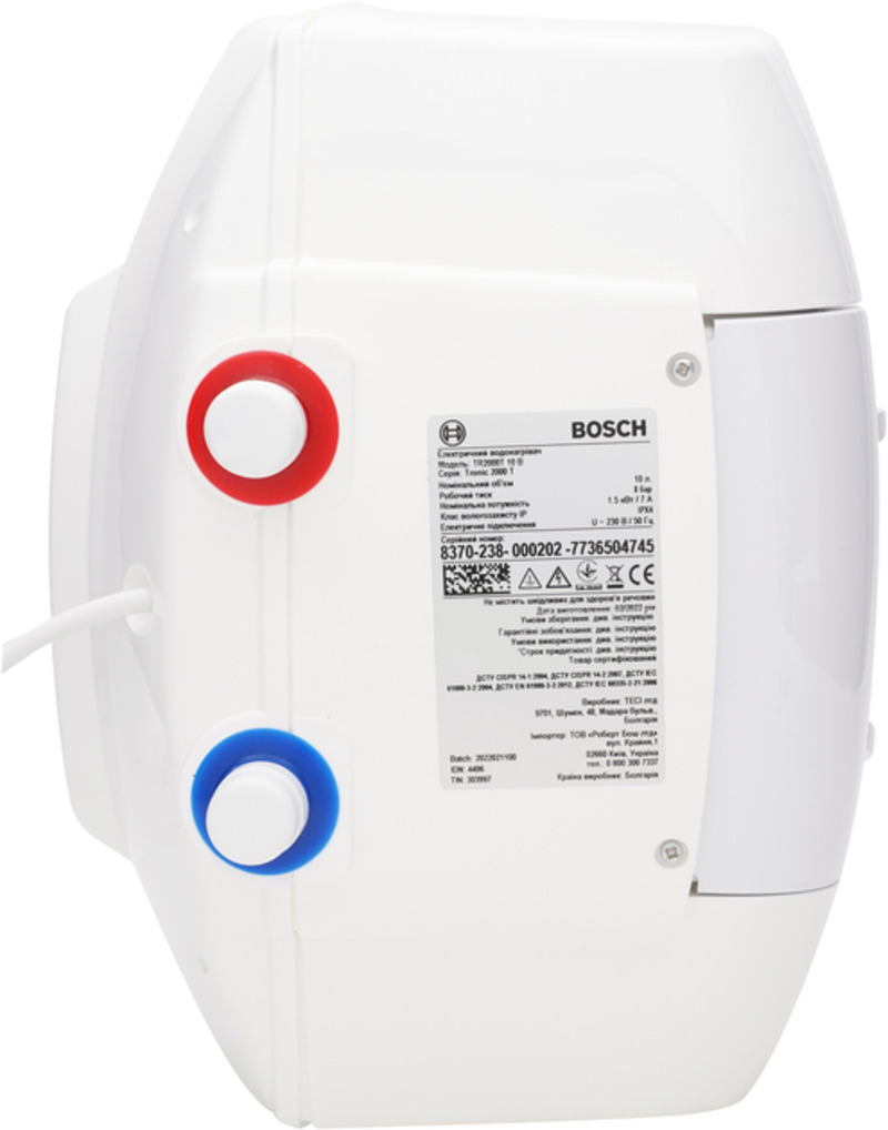 Бойлер BOSCH Tronic 2000T 10 B - фото 1