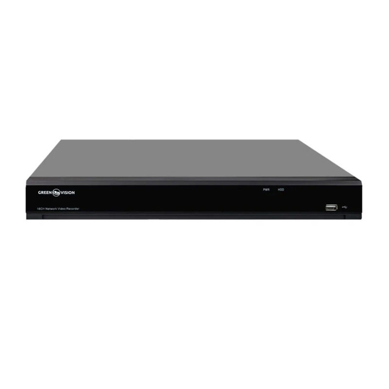 IP відеореєстратор 16-канальний 12MP NVR GreenVision GV-N-I017/16 (A)