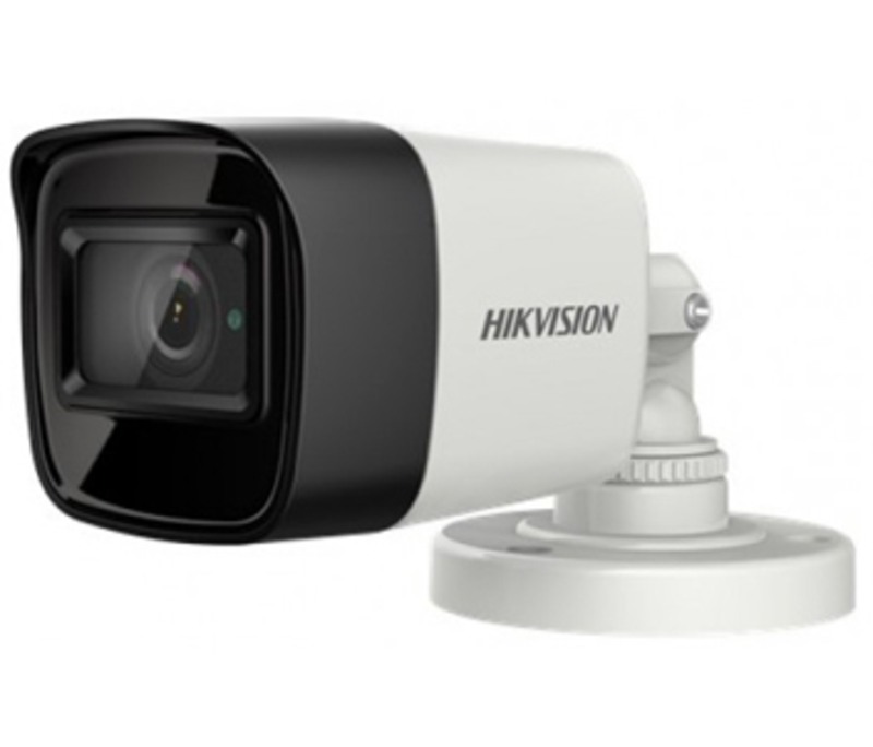 Камера HDTVI Hikvision DS-2CE16H8T-ITF (3.6 мм), 5 Мп, CMOS, 1944p/25 fps, 0.003 Lux, ИК подсветка до 30 м, IP67, 158х61х58 мм