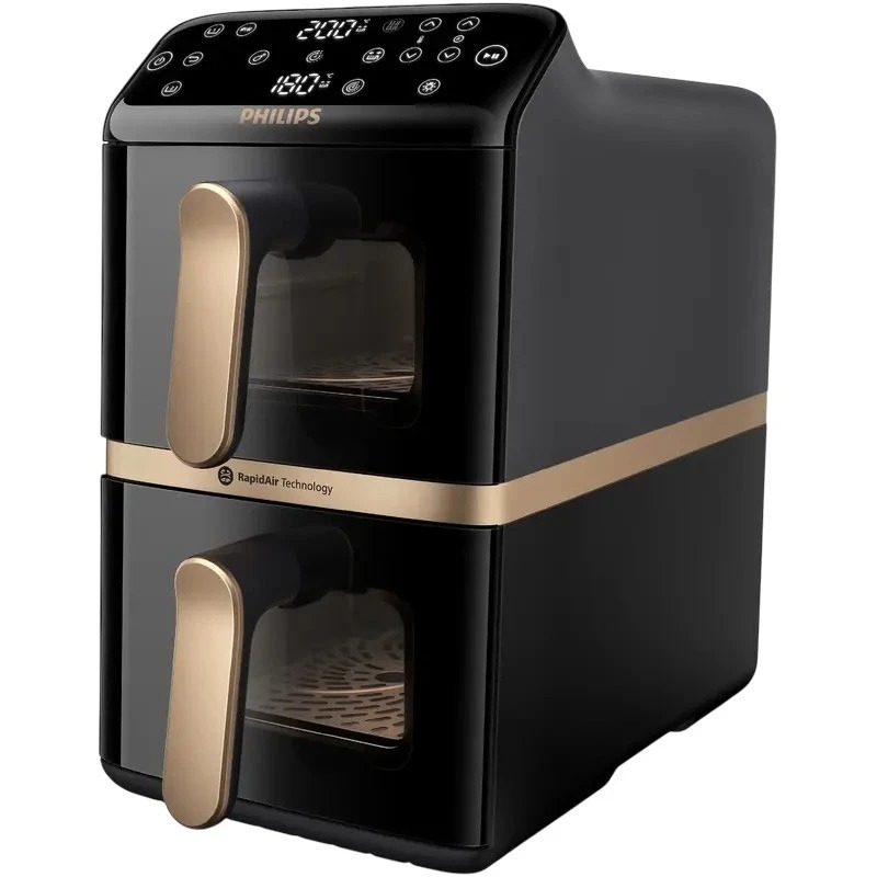 Мультипіч Philips Ovi Stacked Dual Basket Series 4000 NA462/70 Europe - фото 2 Мультипіч Philips Ovi Stacked Dual Basket Series 4000 NA462/70 Europe - фото 2