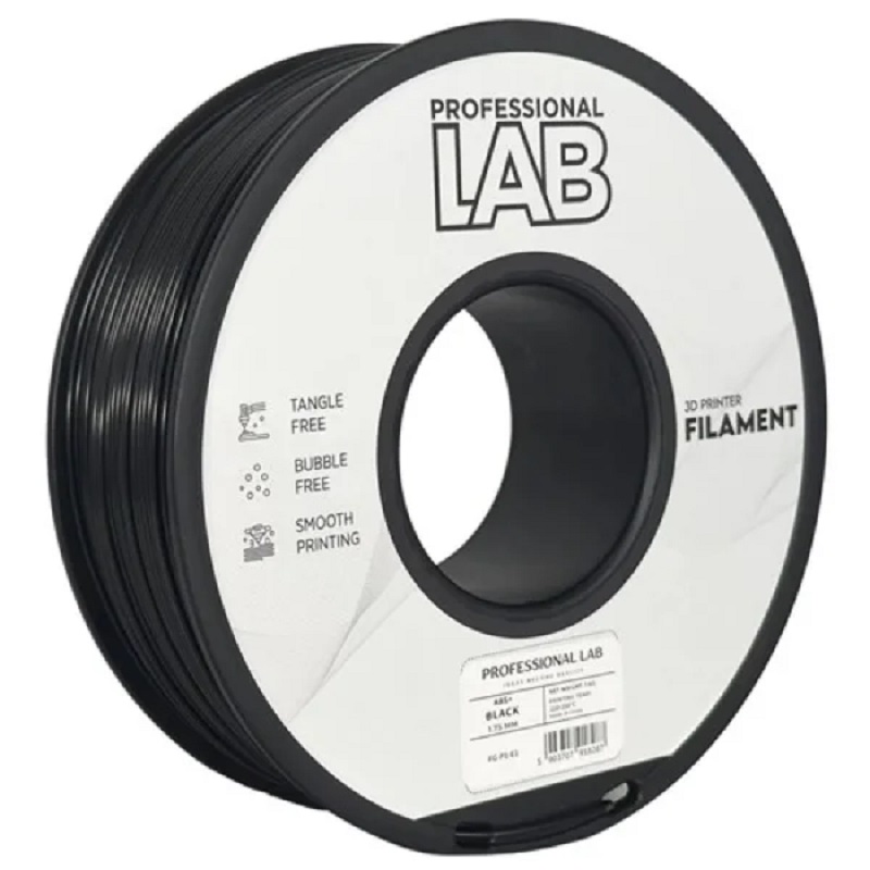Філамент Professional Lab ABS+ 1,75mm 1kg Black (FG-P1-E1)