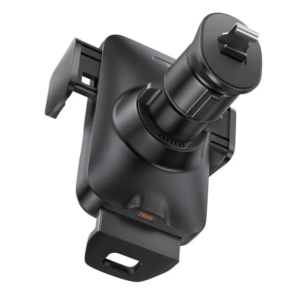 Автомобильный держатель с беспроводной зарядкой Baseus Wisdom Auto Alignment 15W Black (CGZX000001) - фото 1