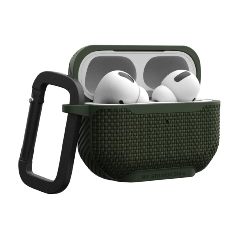 Чехол UAG для AirPods Pro (2nd Gen) Metropolis, Olive Drab (104125117272) - фото 4