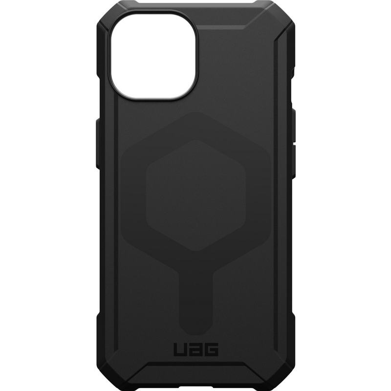 Чохол UAG для Apple iPhone 15 Essential Armor Magsafe, Black (114288114040) - фото 7