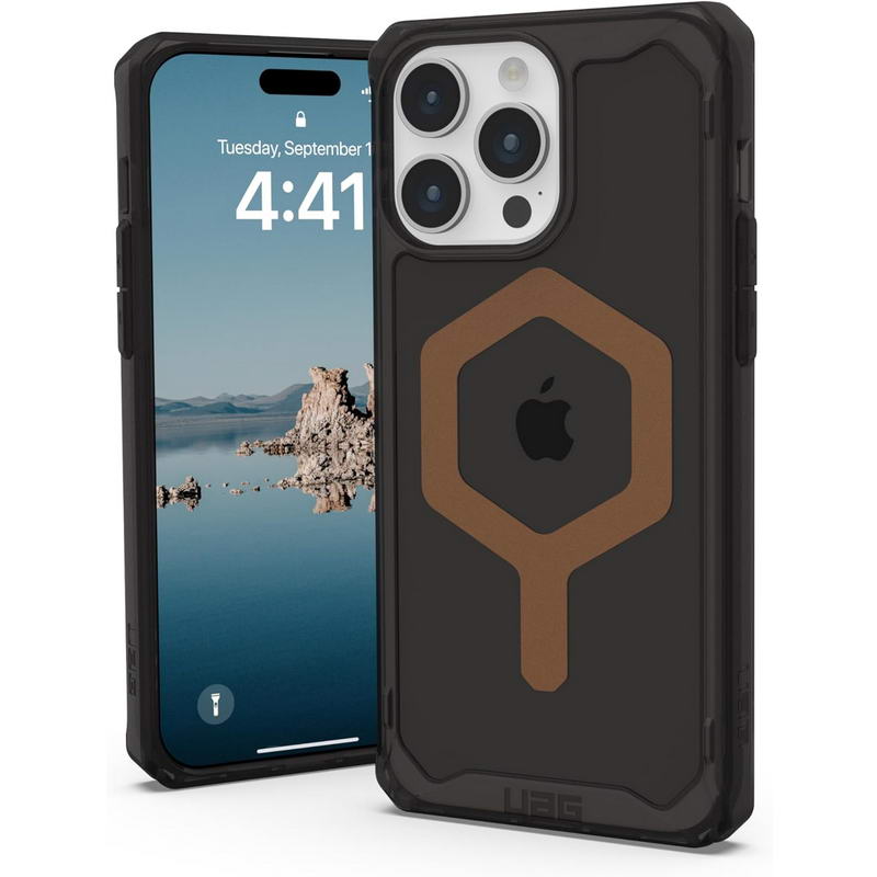 Чохол UAG для Apple Iphone 15 Pro Max Plyo Magsafe, Black/Bronze (114305114085) - фото 1