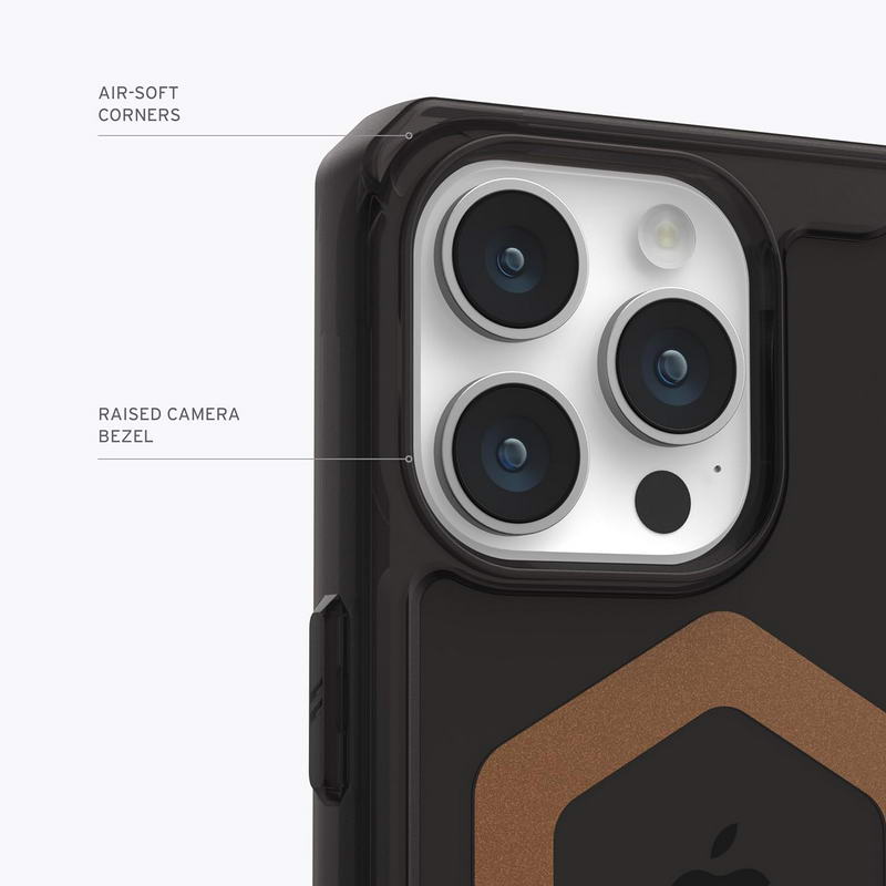 Чохол UAG для Apple Iphone 15 Pro Max Plyo Magsafe, Black/Bronze (114305114085) - фото 5