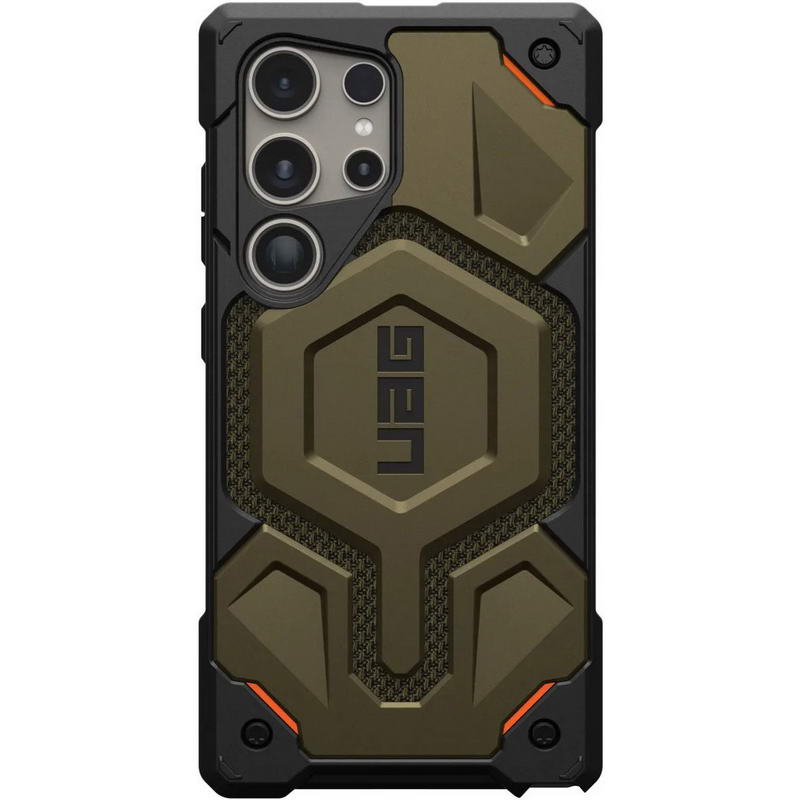 Чохол UAG для Samsung Galaxy S24 Ultra, Monarch Pro, Kevlar Element Green (21441611397B) - фото 1 Чохол UAG для Samsung Galaxy S24 Ultra, Monarch Pro, Kevlar Element Green (21441611397B) - фото 1