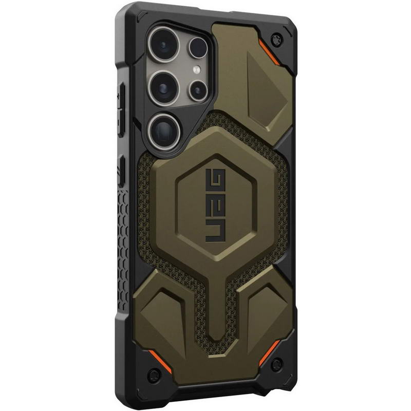 Чохол UAG для Samsung Galaxy S24 Ultra, Monarch Pro, Kevlar Element Green (21441611397B) - фото 1 Чохол UAG для Samsung Galaxy S24 Ultra, Monarch Pro, Kevlar Element Green (21441611397B) - фото 1