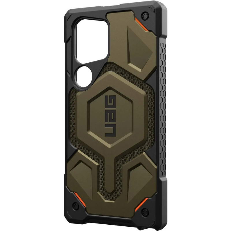 Чохол UAG для Samsung Galaxy S24 Ultra, Monarch Pro, Kevlar Element Green (21441611397B) - фото 6 Чохол UAG для Samsung Galaxy S24 Ultra, Monarch Pro, Kevlar Element Green (21441611397B) - фото 6