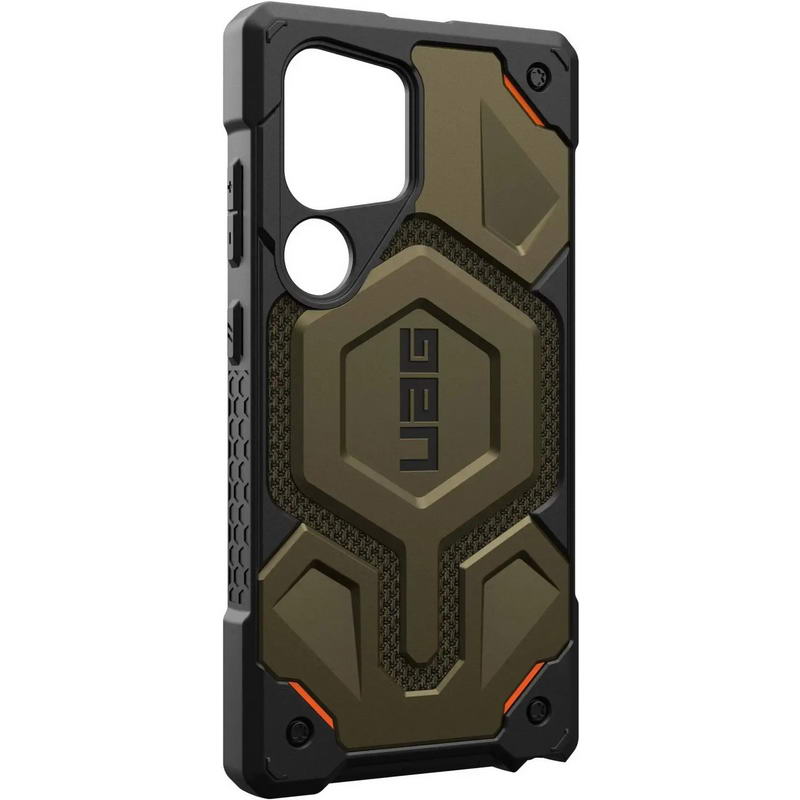Чохол UAG для Samsung Galaxy S24 Ultra, Monarch Pro, Kevlar Element Green (21441611397B) - фото 7 Чохол UAG для Samsung Galaxy S24 Ultra, Monarch Pro, Kevlar Element Green (21441611397B) - фото 7