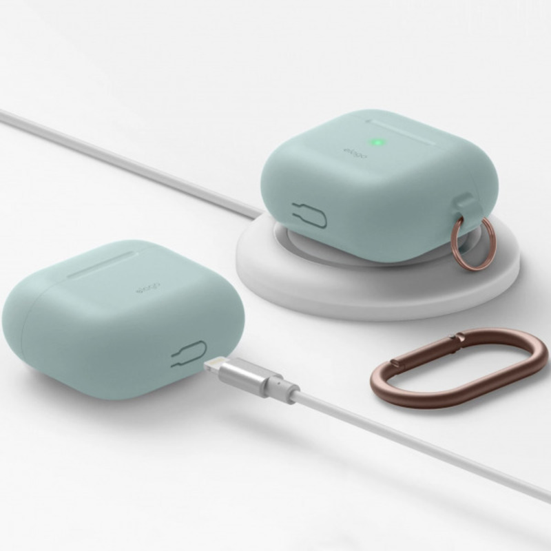 Чехол Elago Hang Silicone Case Mint for Airpods 3rd Gen (EAP3HG-HANG-MT) - фото 3