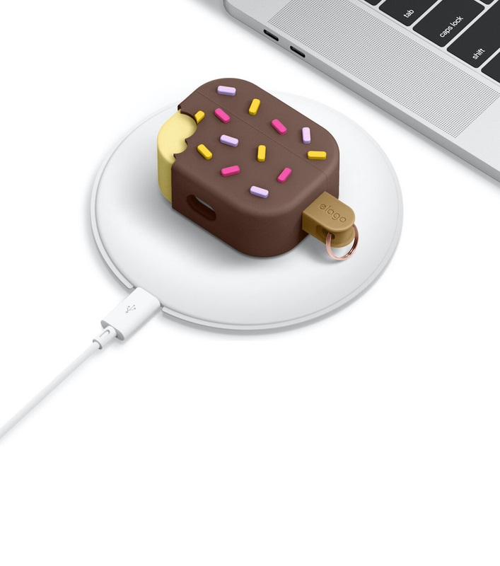 Чохол Elago Ice Cream Case Dark Brown for Airpods Pro 2nd Gen (EAPP2-ICE-DBR) - фото 1