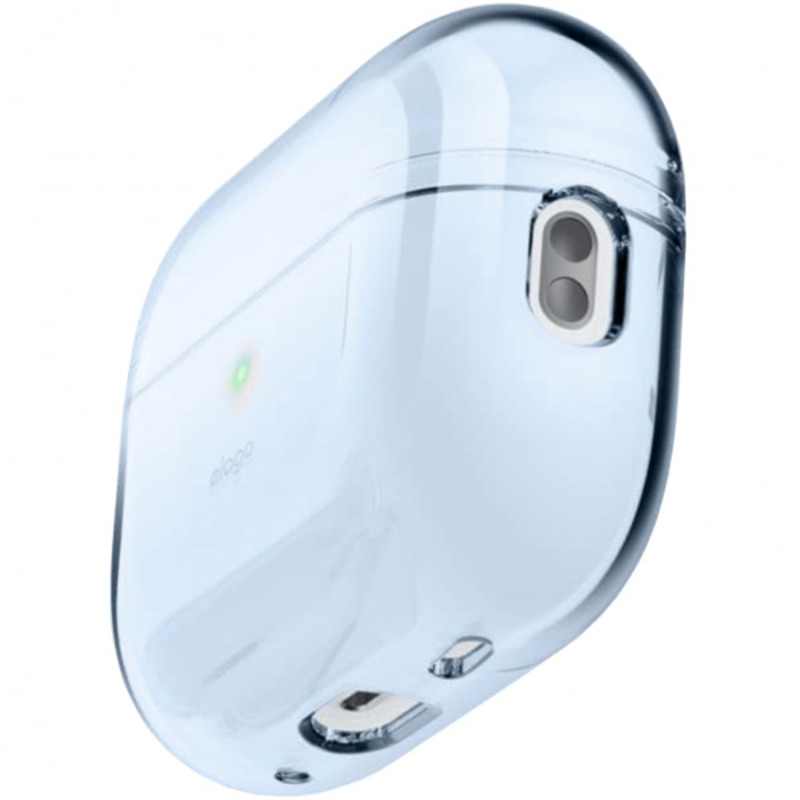 Чехол Elago Clear Hang Case Aqua Blue for Airpods Pro 2nd Gen (EAPP2CL-HANG-ABL) - фото 1 Чехол Elago Clear Hang Case Aqua Blue for Airpods Pro 2nd Gen (EAPP2CL-HANG-ABL) - фото 1