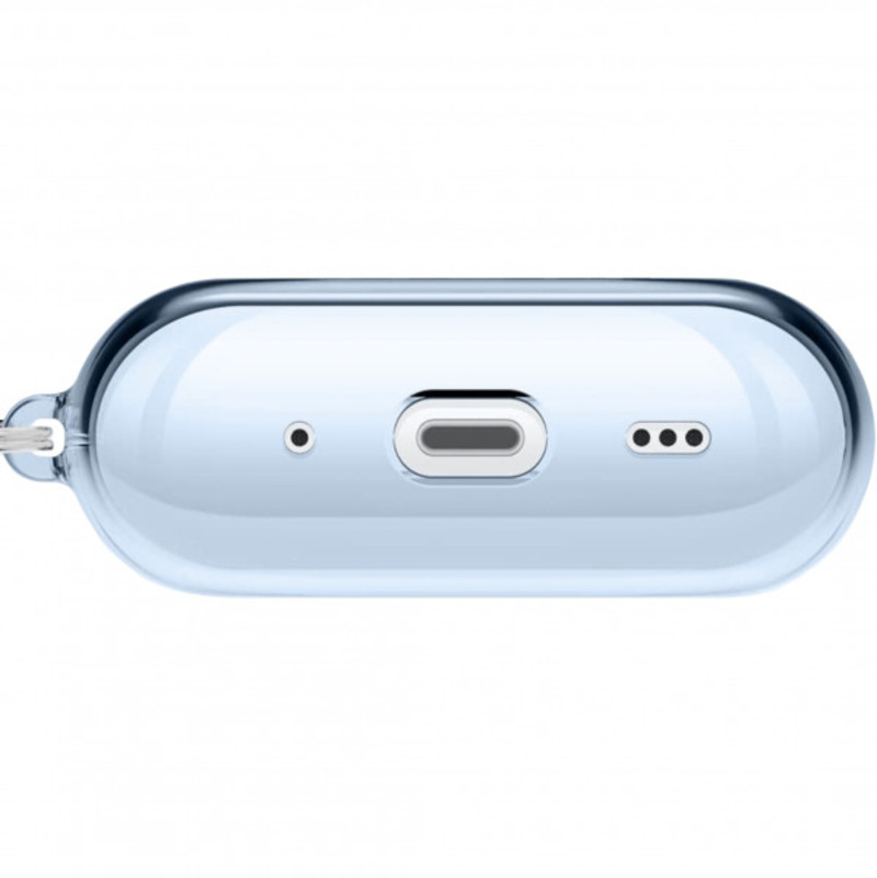 Чехол Elago Clear Hang Case Aqua Blue for Airpods Pro 2nd Gen (EAPP2CL-HANG-ABL) - фото 2 Чехол Elago Clear Hang Case Aqua Blue for Airpods Pro 2nd Gen (EAPP2CL-HANG-ABL) - фото 2