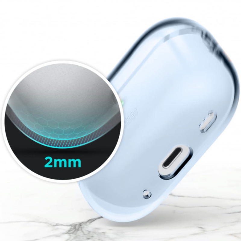 Чехол Elago Clear Hang Case Aqua Blue for Airpods Pro 2nd Gen (EAPP2CL-HANG-ABL) - фото 3 Чехол Elago Clear Hang Case Aqua Blue for Airpods Pro 2nd Gen (EAPP2CL-HANG-ABL) - фото 3