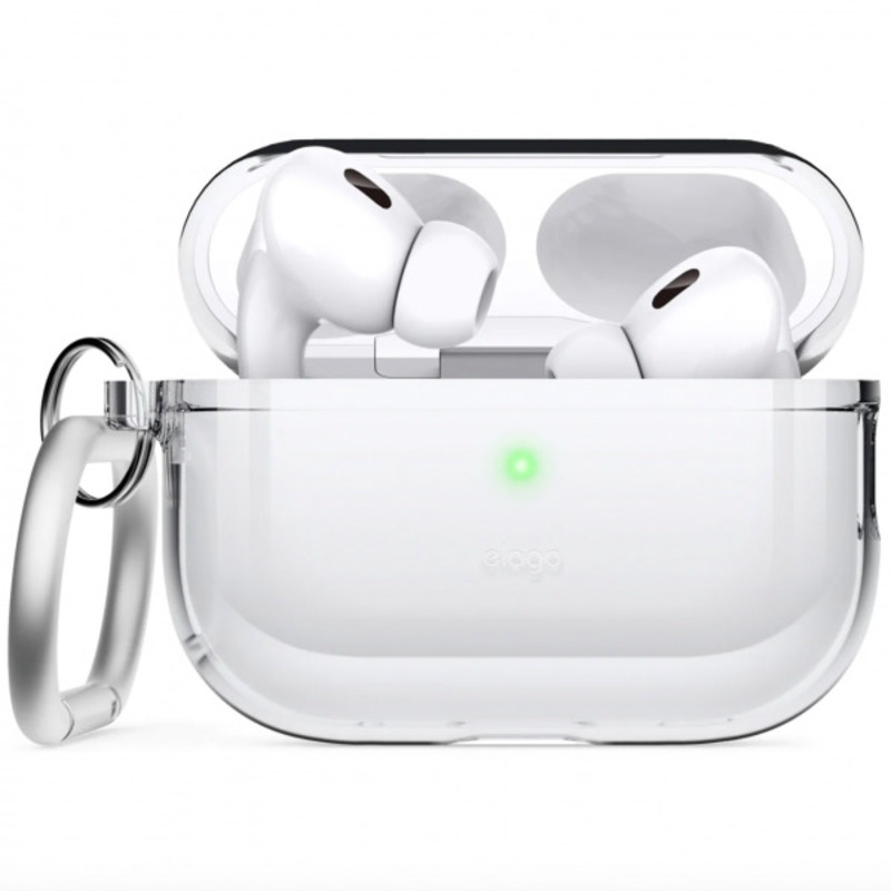 Чехол Elago Clear Hang Case Transparent for Airpods Pro 2nd Gen (EAPP2CL-HANG-CL) - фото 1 Чехол Elago Clear Hang Case Transparent for Airpods Pro 2nd Gen (EAPP2CL-HANG-CL) - фото 1
