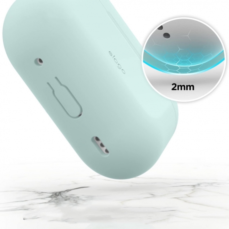 Чехол Elago Silicone Hang Case Mint for Airpods Pro 2nd Gen (EAPP2SC-HANG-MT) - фото 2