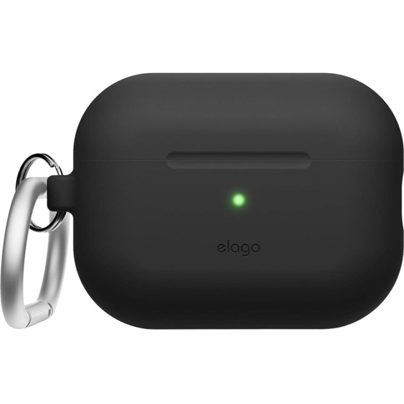 Чехол Elago Silicone Hang Case Black for Airpods Pro 2nd Gen (EAPP2SC-ORHA-BK)