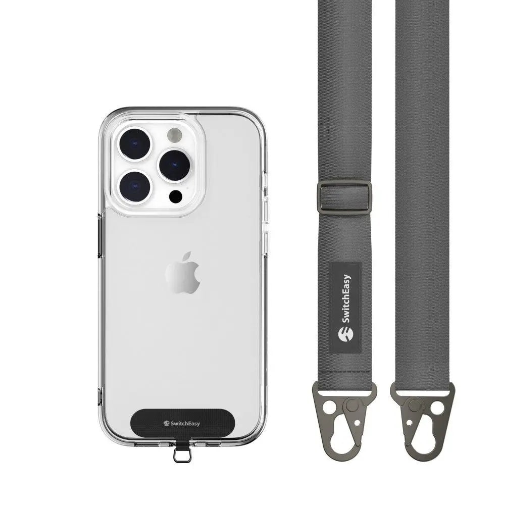 Ремінець Switcheasy Strap+Strap Card 25mmFor iPhone Mystery Black (MPHIPH063YB22)