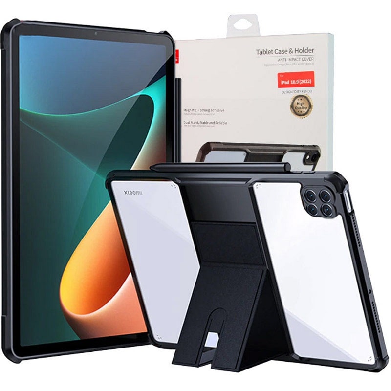 TPU+PC Чохол Xundd Stand c посиленими кутами для Xiaomi Pad 7 / Pad 7 Pro (11.2") (Чорний)