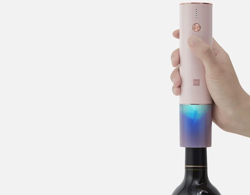 Штопор Xiaomi HuoHou Electric Wine Opener Pink HXS-P (HU0121) - фото 3
