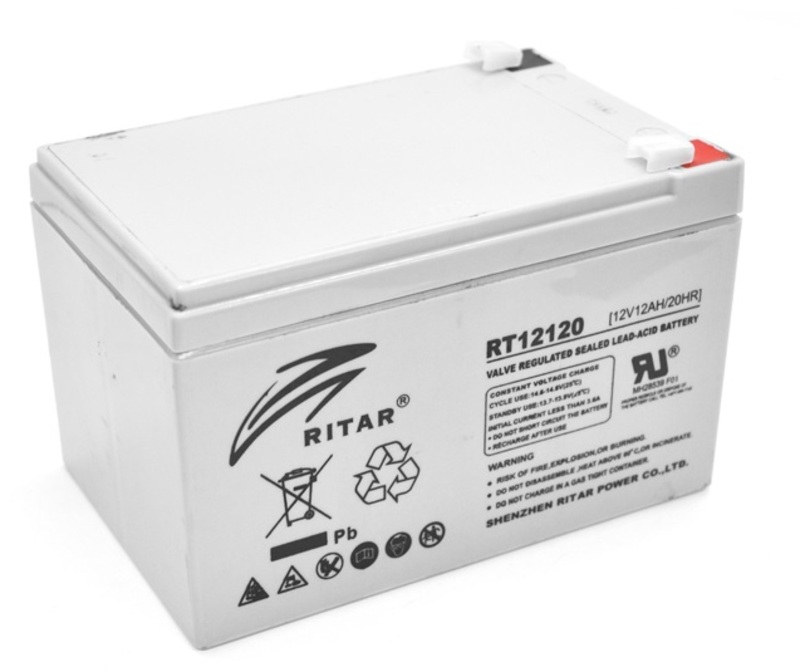 Батарея до ДБЖ Ritar AGM , 12V-12Ah (RT12120)