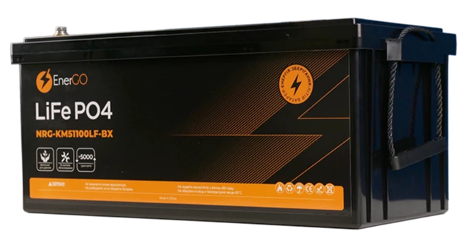 Аккумулятор EnerGo LiFePO4 51.2V 100Ah (NRG-KM51100LF-BX) Europe