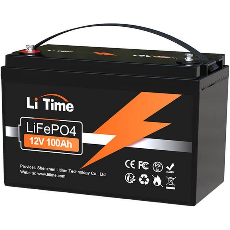 Акумулятор LiTime LiFePO4 12V100Ah TM, BMS 100A - фото 1 Акумулятор LiTime LiFePO4 12V100Ah TM, BMS 100A - фото 1