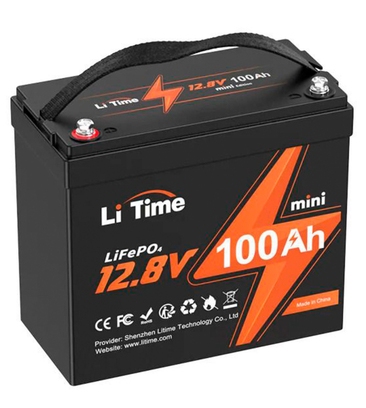 Аккумуляторная батарея 12.8В 100А*ч LiFePO4 LiTime Mini L12V100-100-MINI-16-A60