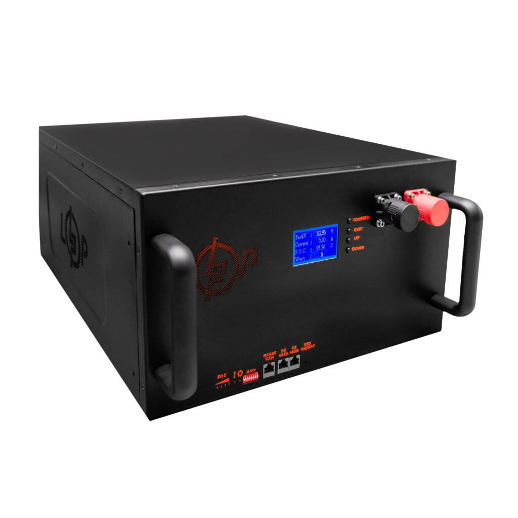 Акумулятор LogicPower LiFePO4 51,2V - 160 Ah 8192Wh BMS 200A/100А LCD металл RM Smart (24412) - фото 2