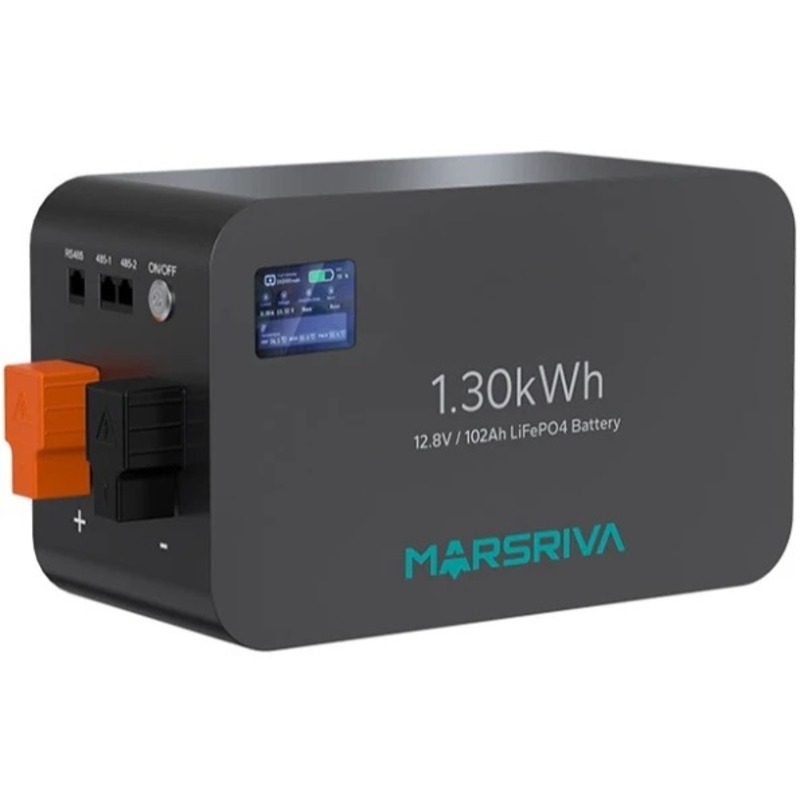 Акумуляторна батарея Marsriva LiFePO4, 12.8V/102Ah, 1.30kWh, MR-LFP12-100-WMD - фото 1