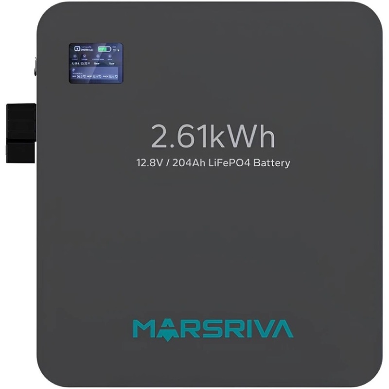 Акумуляторна батарея Marsriva LiFePO4, 12.8V/204Ah, 2.61kWh, MR-LFP12-200-WMD