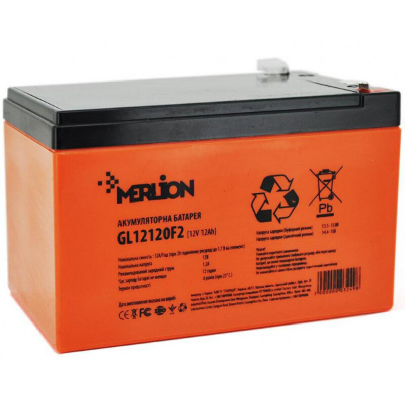 Батарея к ИБП Merlion 12V-12Ah GEL (GL12120F2 GEL)