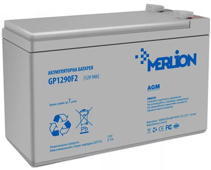Аккумулятор Merlion GP1290F2 (12V/9Ah)