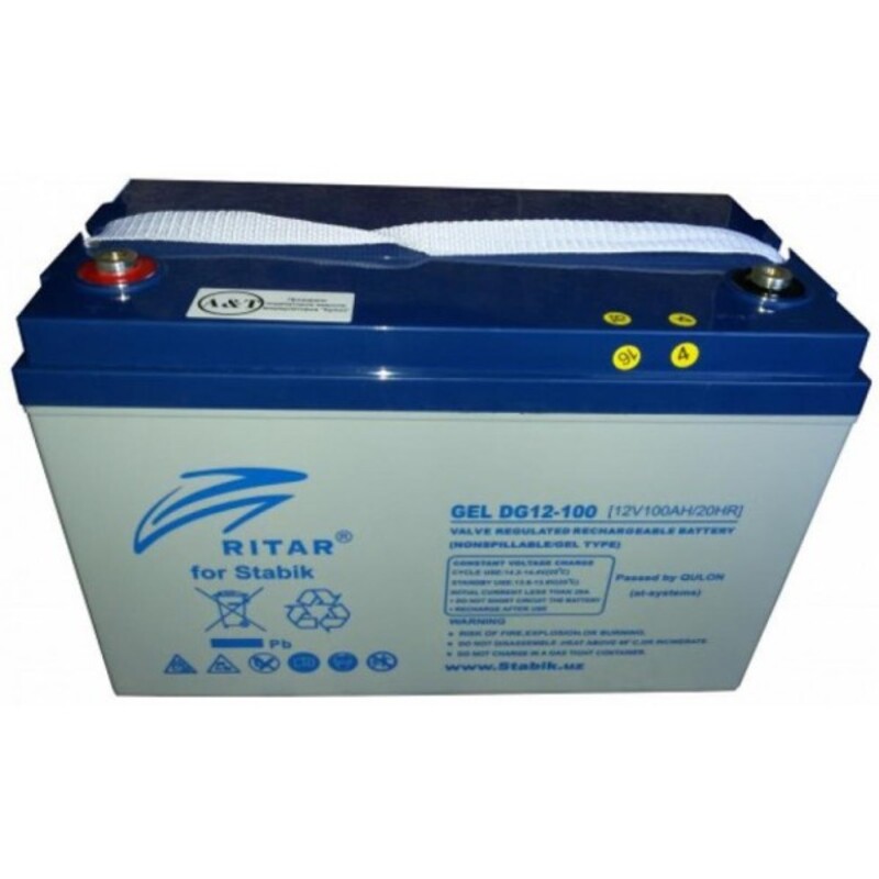 Акумуляторна батарея GEL RITAR DG12-100 12V 100.0Ah