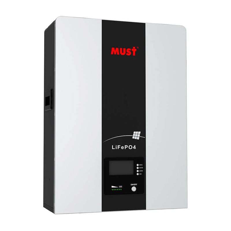 Акумуляторна батарея настінна LP16-48100 Must 100Ah*51.2V/5120WH