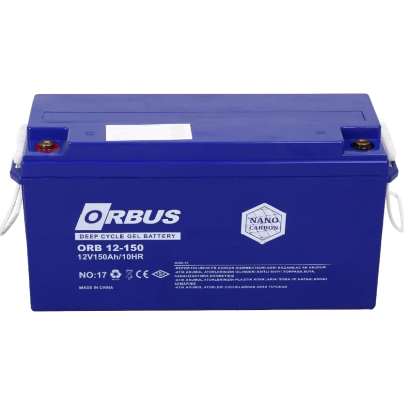 Аккумуляторная батарея ORBUS CG12150 GEL 12 В 150 Ач