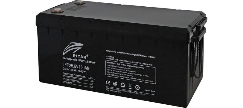 Аккумулятор для ИБП/инвертора Ritar LFP25.6V150AH G2