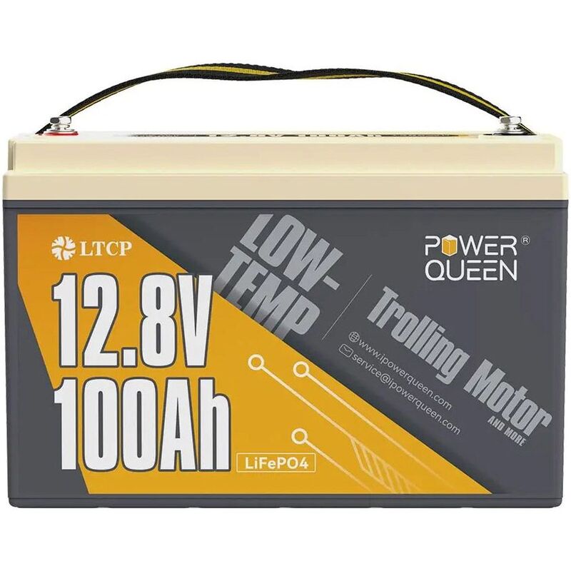 Аккумуляторная батарея 12.8В 100А*ч LiFePO4 Low-temp Power Queen P12V100-100-LTP-4-A100